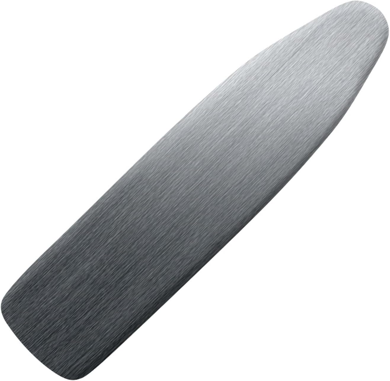 Iron Board Cover with Padding Standard Size Texture Gray Padded Ironing Board Covers 15x54 Heat Reflective Extra Thick Wide Non Stick Scorch and Stain Resistant Heatproof