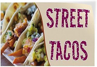Street Tacos #1 Indoor Store Sign Vinyl Decal Sticker 8
