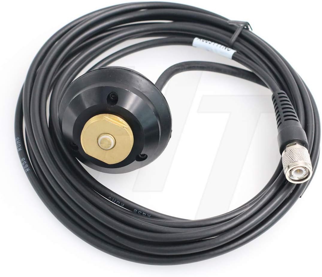 GPS Radio Whip Antenna TNC Connector Pole Mount Cable for Trimble Topcon Leica Radio Base Station Pacific Crest PDL HPB RFM96W (5m, TNC)