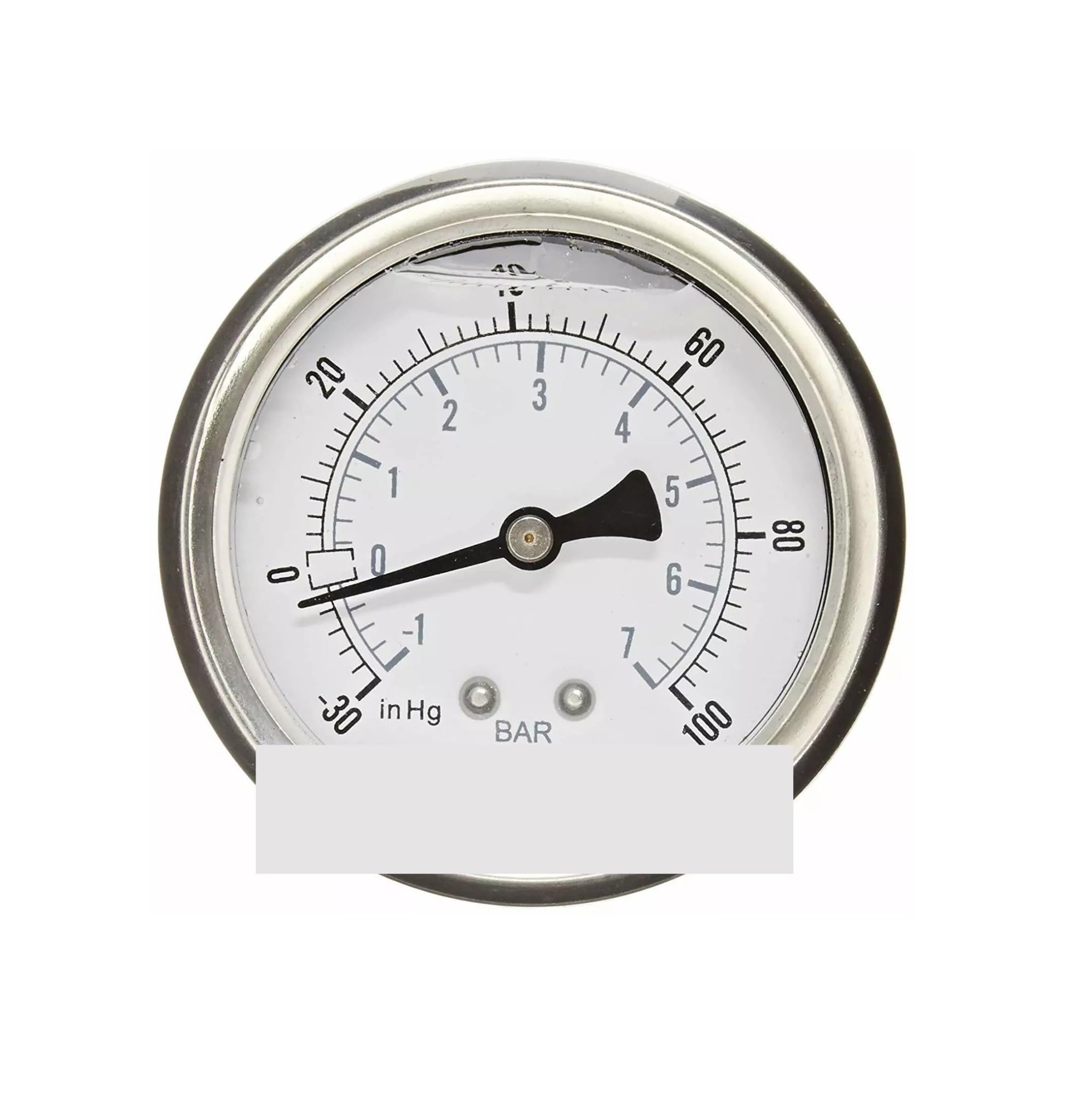 Manomètre à vide aiguille stable face 2.5 contre vibrations - 2