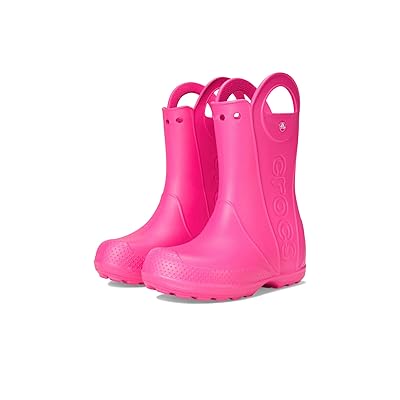 Crocs Kids Handle It Rain Boots (Big Kid/Little Kid) Kids Shoes Pink Crush