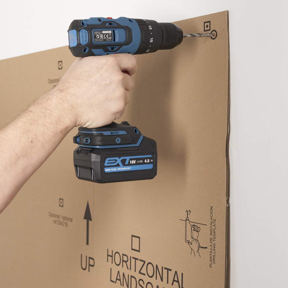 Rocada | Pizarra Azul de Rotulador | Magnética Sin Marco | Pizarra Imantada de Pared | Sistema de Sujeción Patentado con Imán | Pizarra Azul 75 x 115 cm
