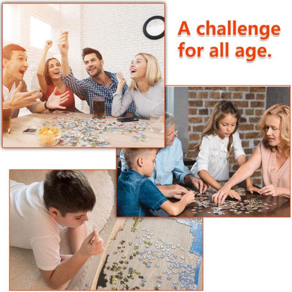 2000 Stück Puzzle für Erwachsene Holzpuzzle Tiere im Wald Puzzles Lernspielzeug Geschenk Spaß Spiel