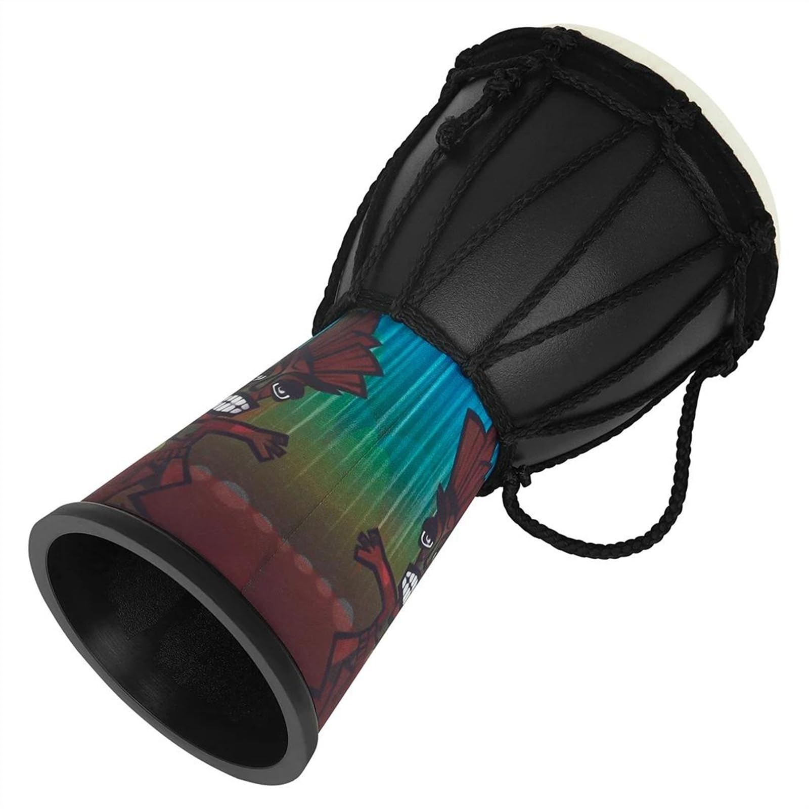 Profesjonalny Djembe 4-calowy Przenośny Bęben ABS Kolorowy Bęben Ręczny Djembe Profesjonalny Instrument Perkusyjny