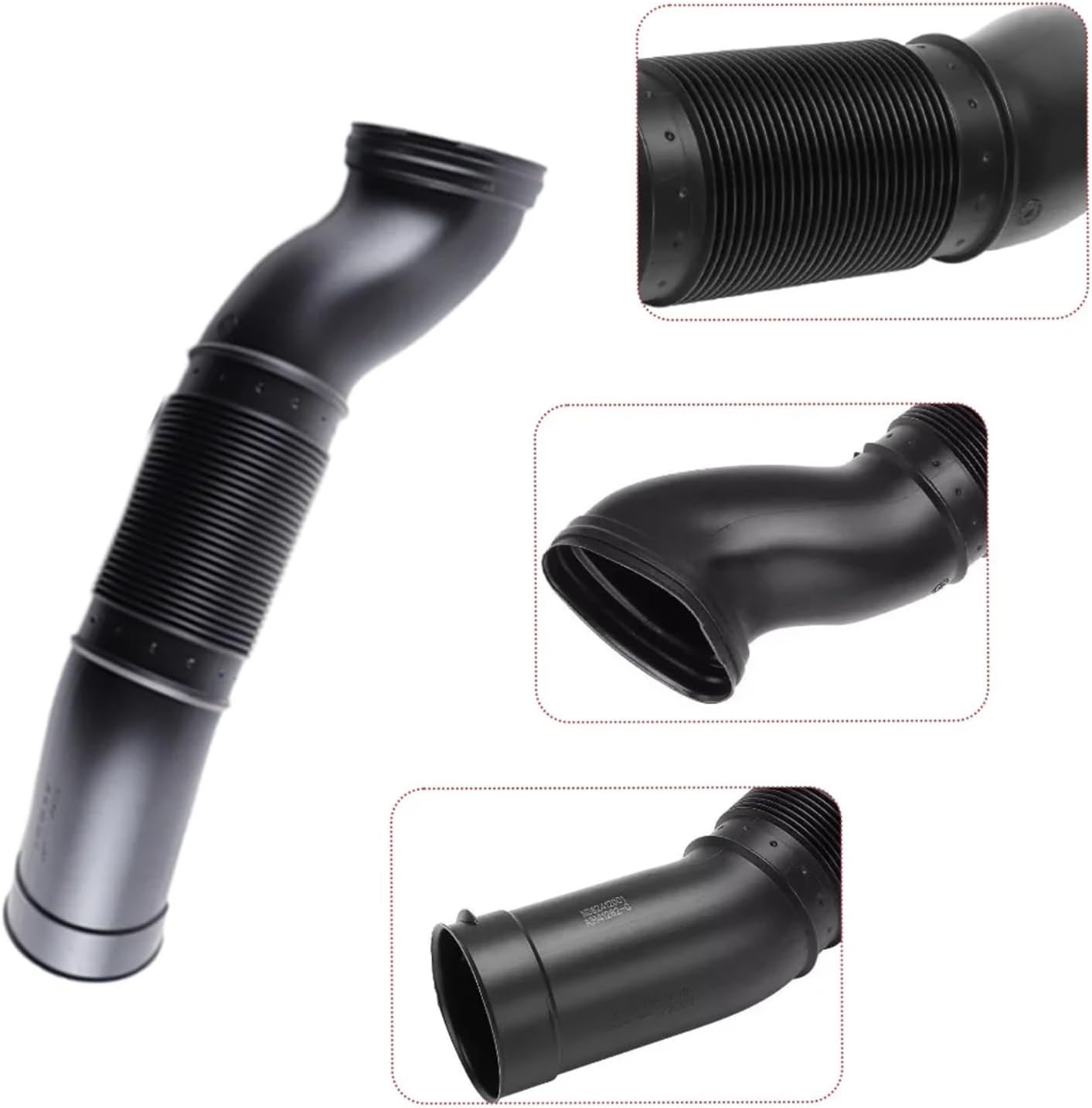 1pc Car Engine Air Intake Hose Compatible with Mercedes Benz CL500 Base C215 V8 5.0L 2000-2003 Left/Right 1130941282/1130941182(Left)