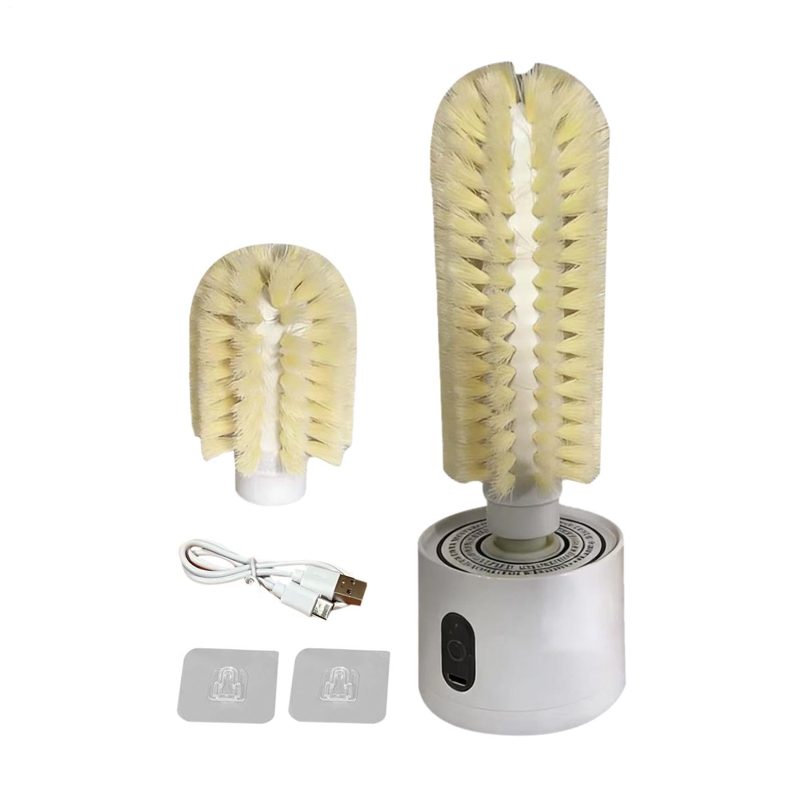 Elektrischer Flaschenwascher – Wandhalterung, Reinigungsschrubber, Flaschenschrubber, Bürste, Tassenreiniger, für Tassen, Trinkgeschirr, , Vase, Zuhause, Küche, Wohnung, Restaurant, Bar