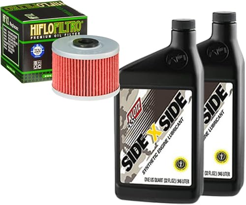Oil And Filter Change Kit For Kawasaki 2013 KFX 450R Synthetic 10W-40