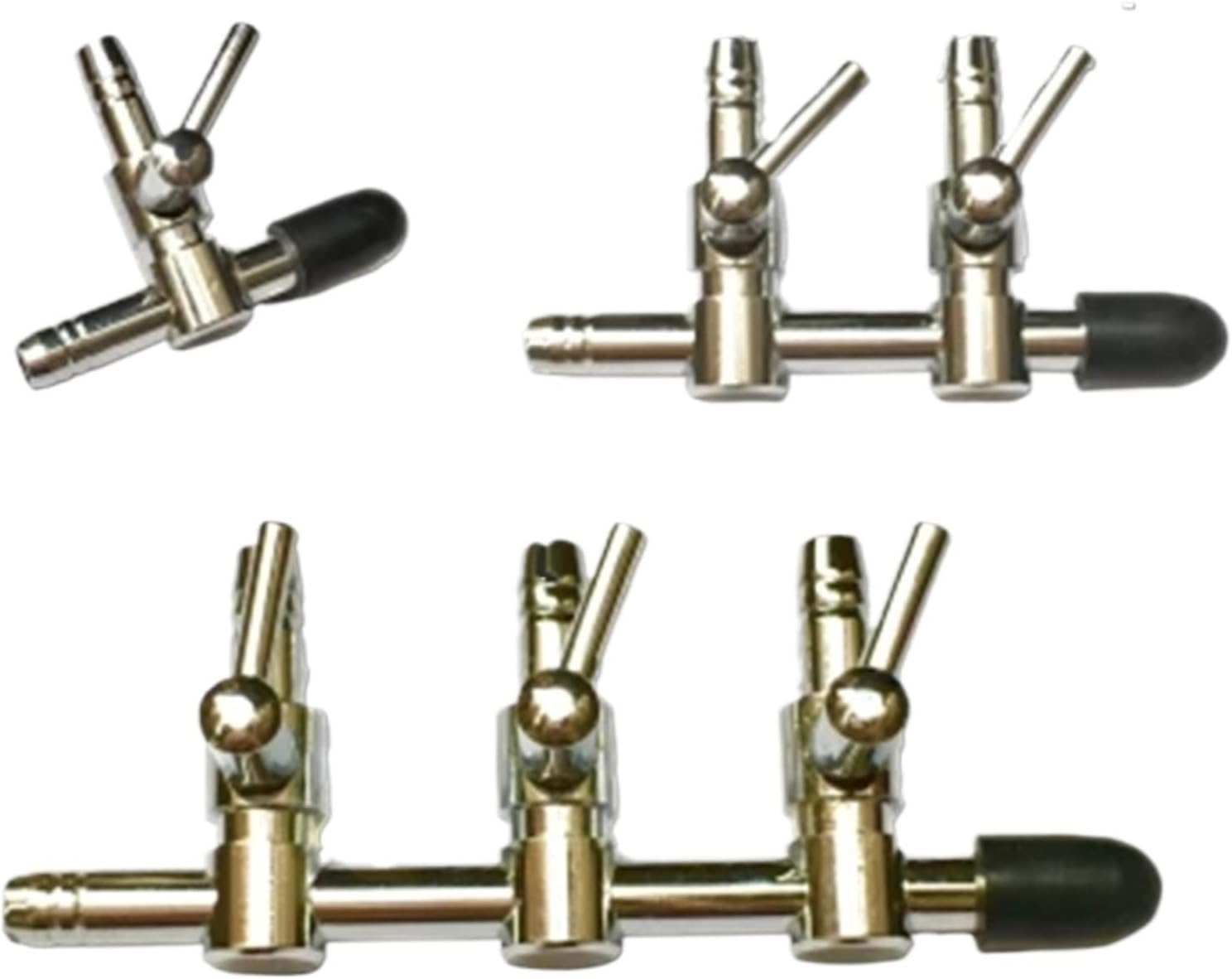 1 2 3 4 5 Way Aquarium Air Splitter Valve Fish Tank Pump Flow Distributor Tap Lever Control Switch(6)