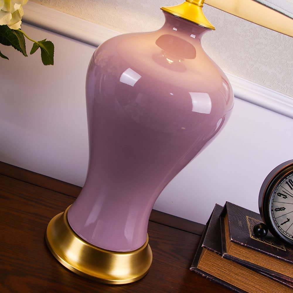 Lampa Stołowa Lampy Stołowe Do Salonu Ceramiczne Lampy Stołowe Lampa Stołowa Z Efektem Pęknięcia Lodu, Ceramiczna Lampa Stołowa Z Kloszem Z Tkaniny Do Salonu Sypialni, Lampka Nocna, Lampka Nocna, Lam