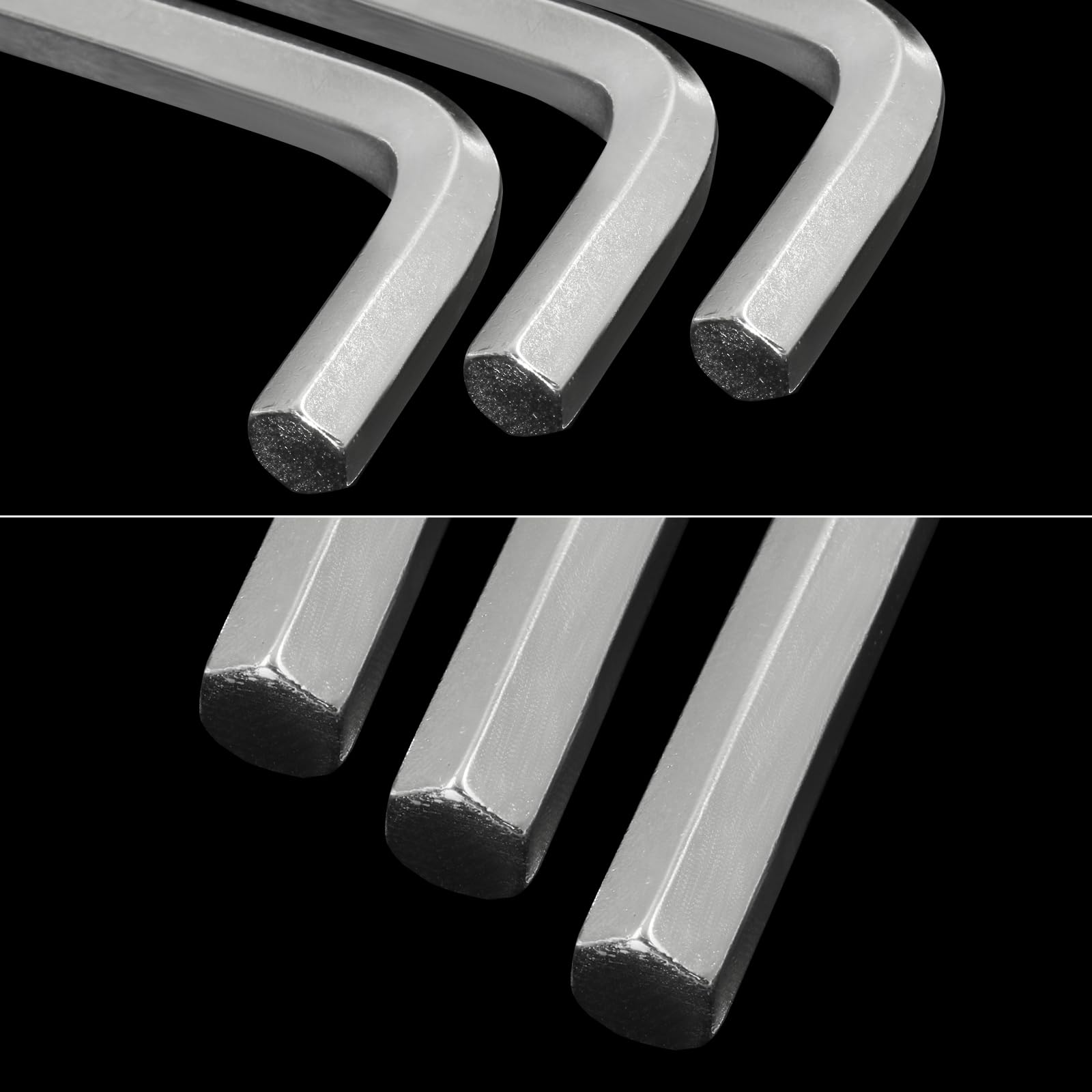 2 Sets 8-in-1 Allen Wrench Kit | Stainless Steel L-Shape Hex Keys | Metric Sizes 1.5-6mm | Rust Resistant Tools