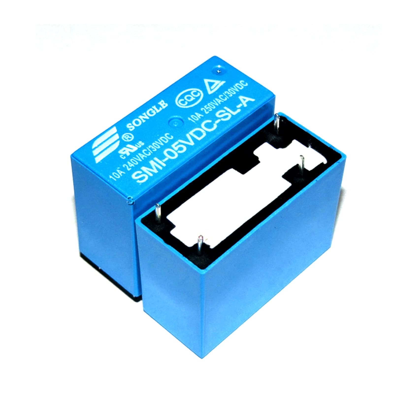 WBNFFUCYU 5PCS/Lot SMI - 05V 12V 24VDC-SL -A -C -2C 5A 10A Relay 12VDC SMI-05VDC-SL-A 4PIN SMI-12VDC-SL-C 5PIN SMI-24VDC- Original New (SMI-05VDC-SL-A(4P))