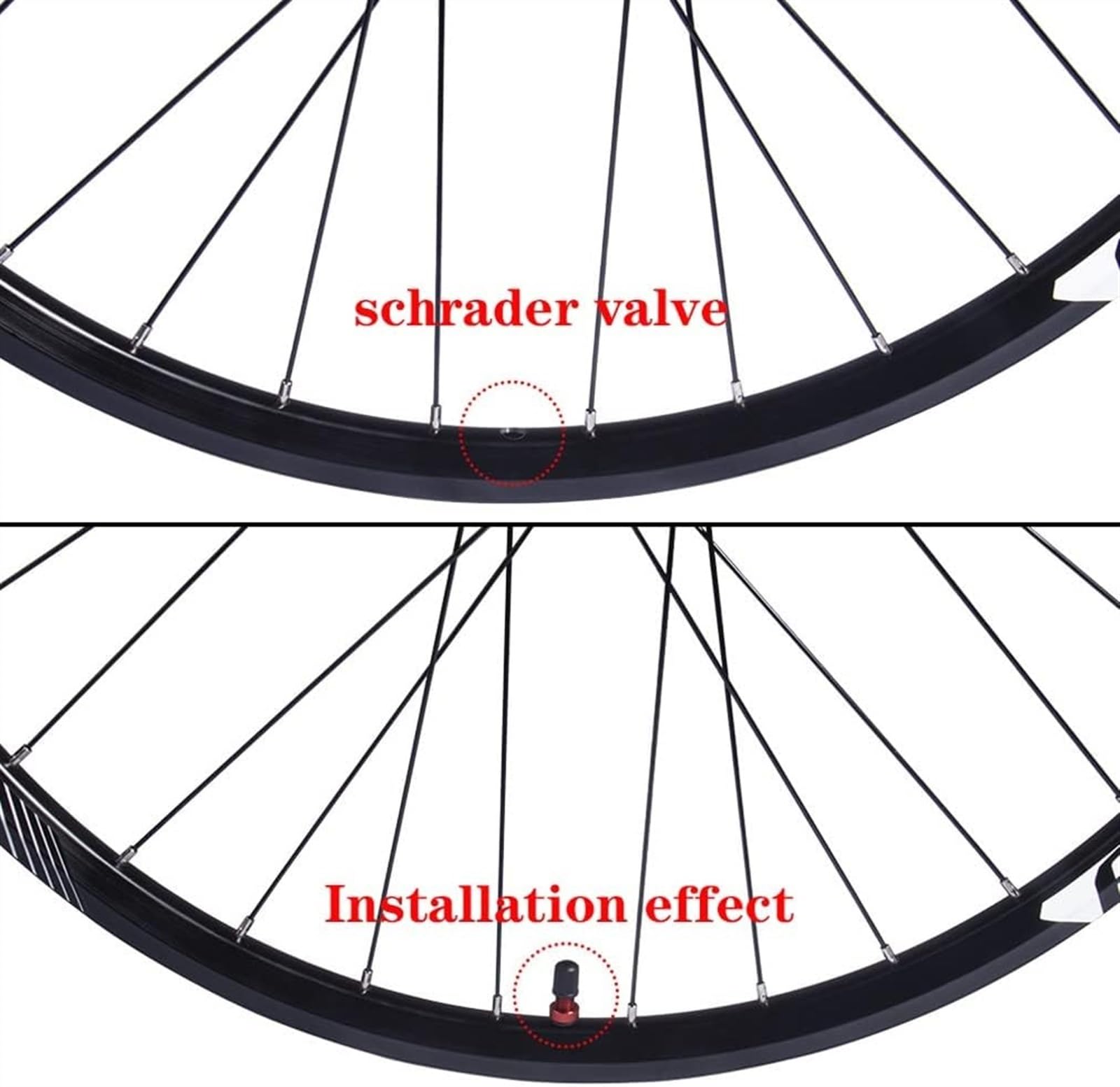 Ruedas, Juegos De Ruedas De Bicicleta De Montaña, Llantas De Bicicleta, Frenos En V, Pernos De Rueda De Bicicleta De Montaña, Ruedas Macizas (Color: Negro 1 Pieza) (Color : Rosso, Size : 27.5inch)