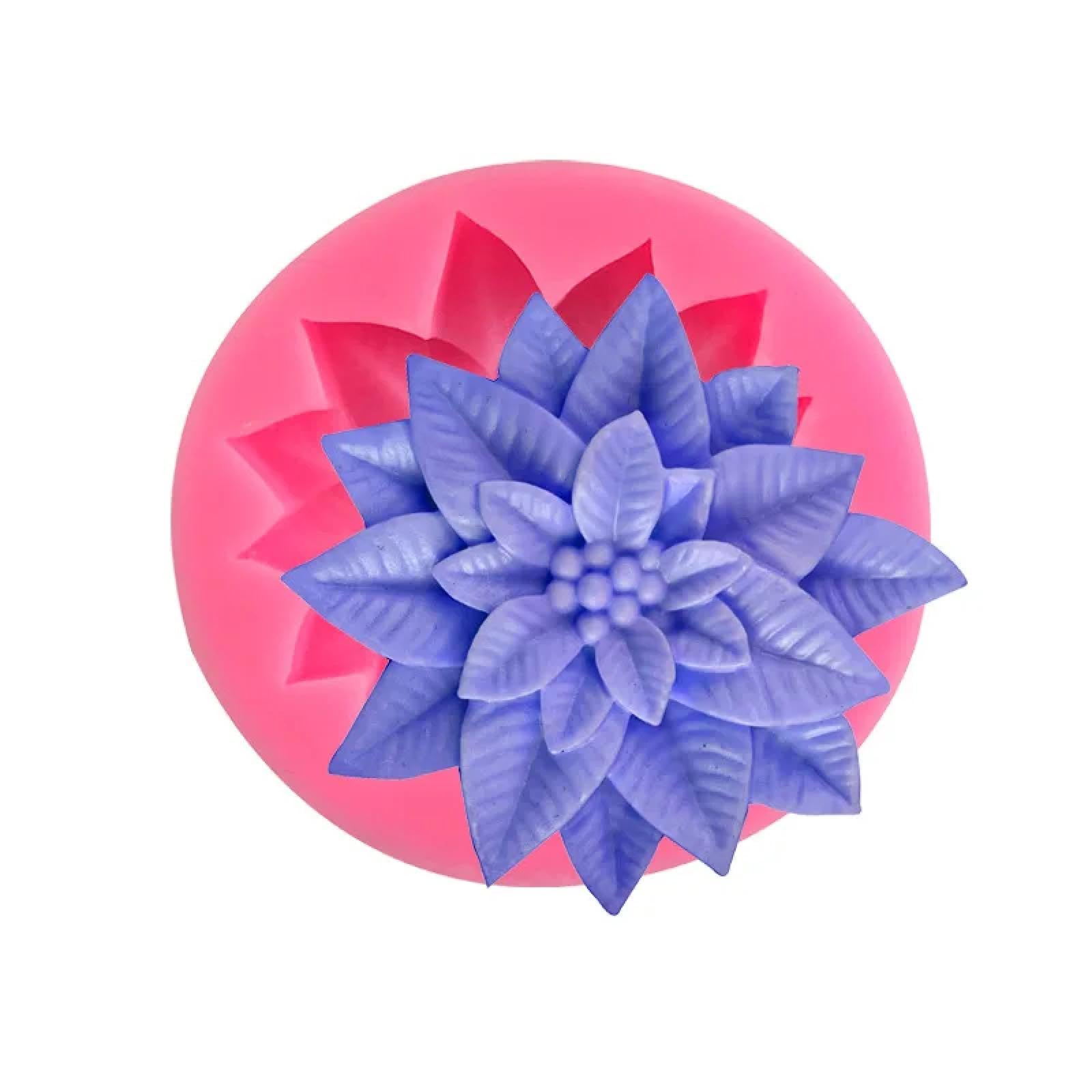 Moule silicone houx de Noël 3D haute précision pour cake design
