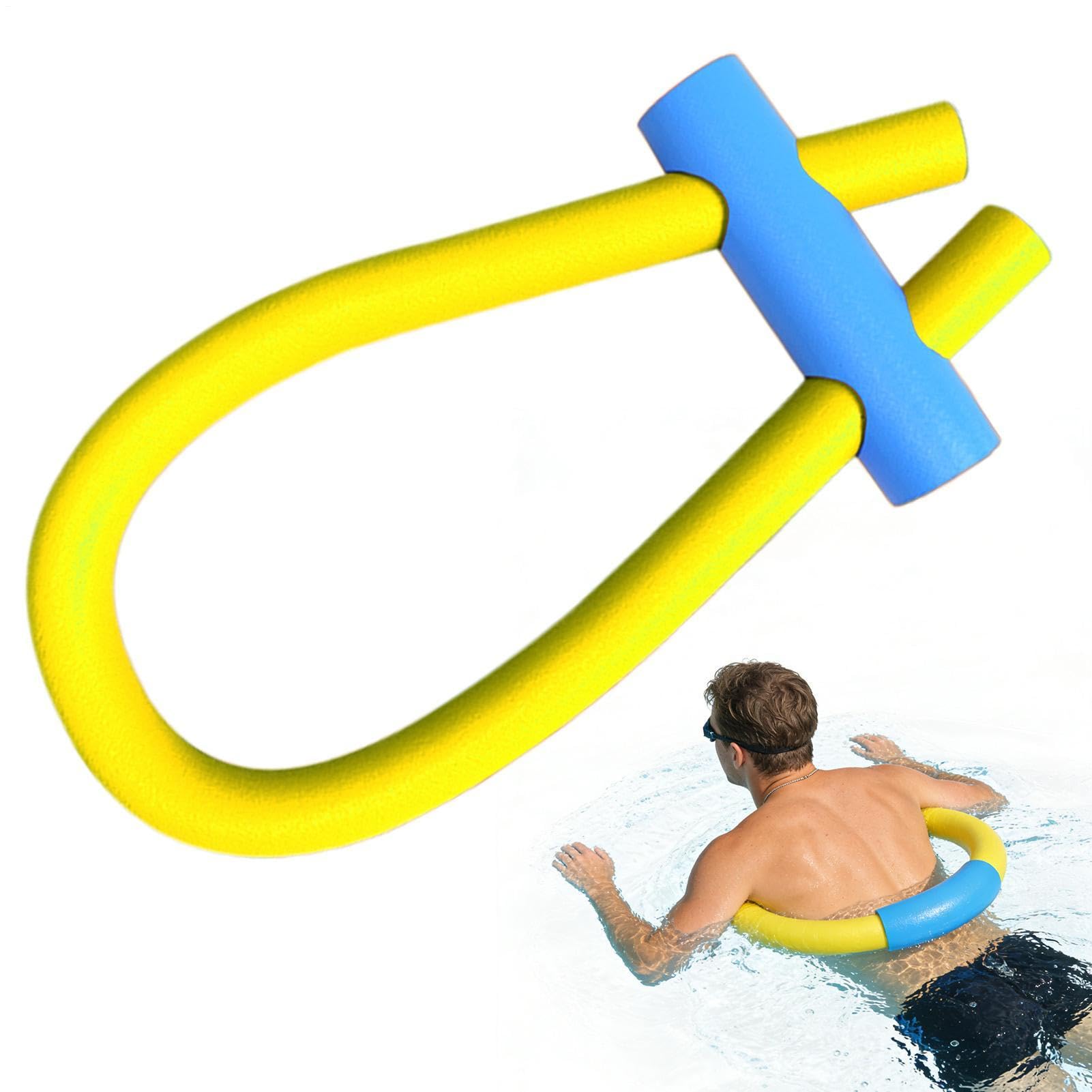 Pool Noodles,Inflatable Soft Multi-Purpose Foam Tubes with Connector - Inflatable Pool Bar - for Exercise Sports Fitness Hand Workout Training Travel Summer Beach