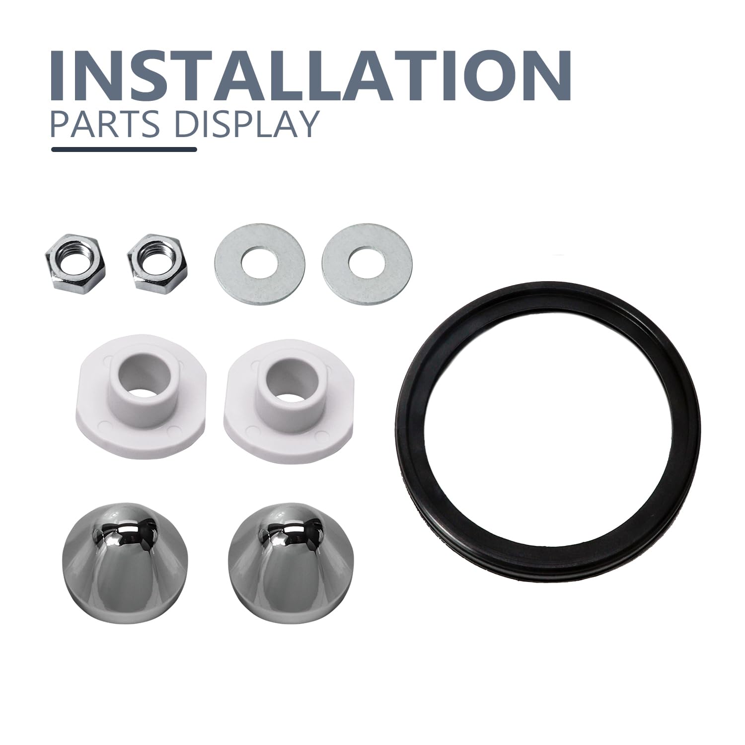 Juego de conectores de inodoro para colgar en la pared, material de polipropileno, compatible con tanque oculto Geberit, tubo de drenaje y tubo de descarga incluidos