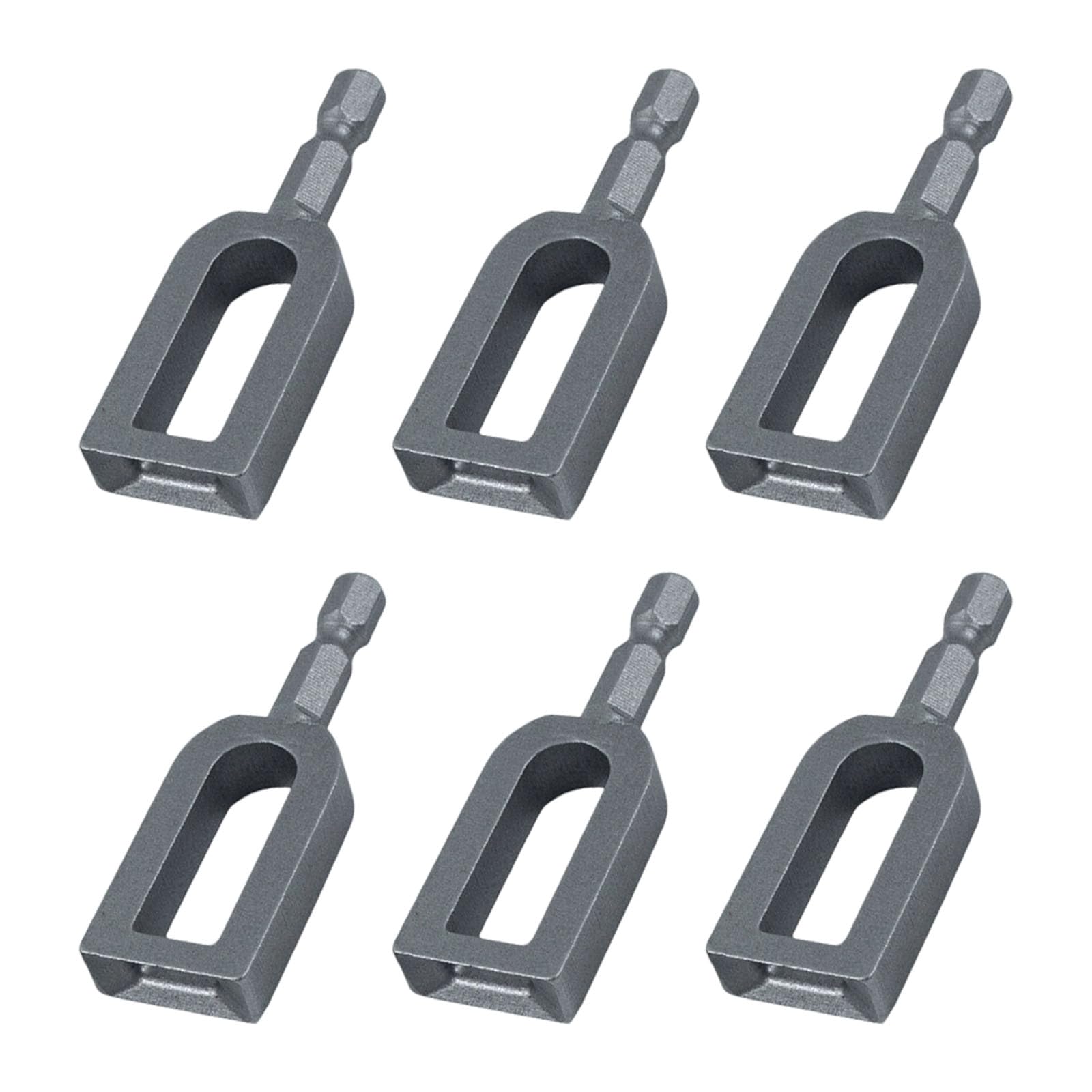 Carotoe Curved Weight Wire Twisting Tool Hexagonal Cable Tying Bit Replacement Wire Twisters Drill Bit For Electric Power Tools Twisting Tool