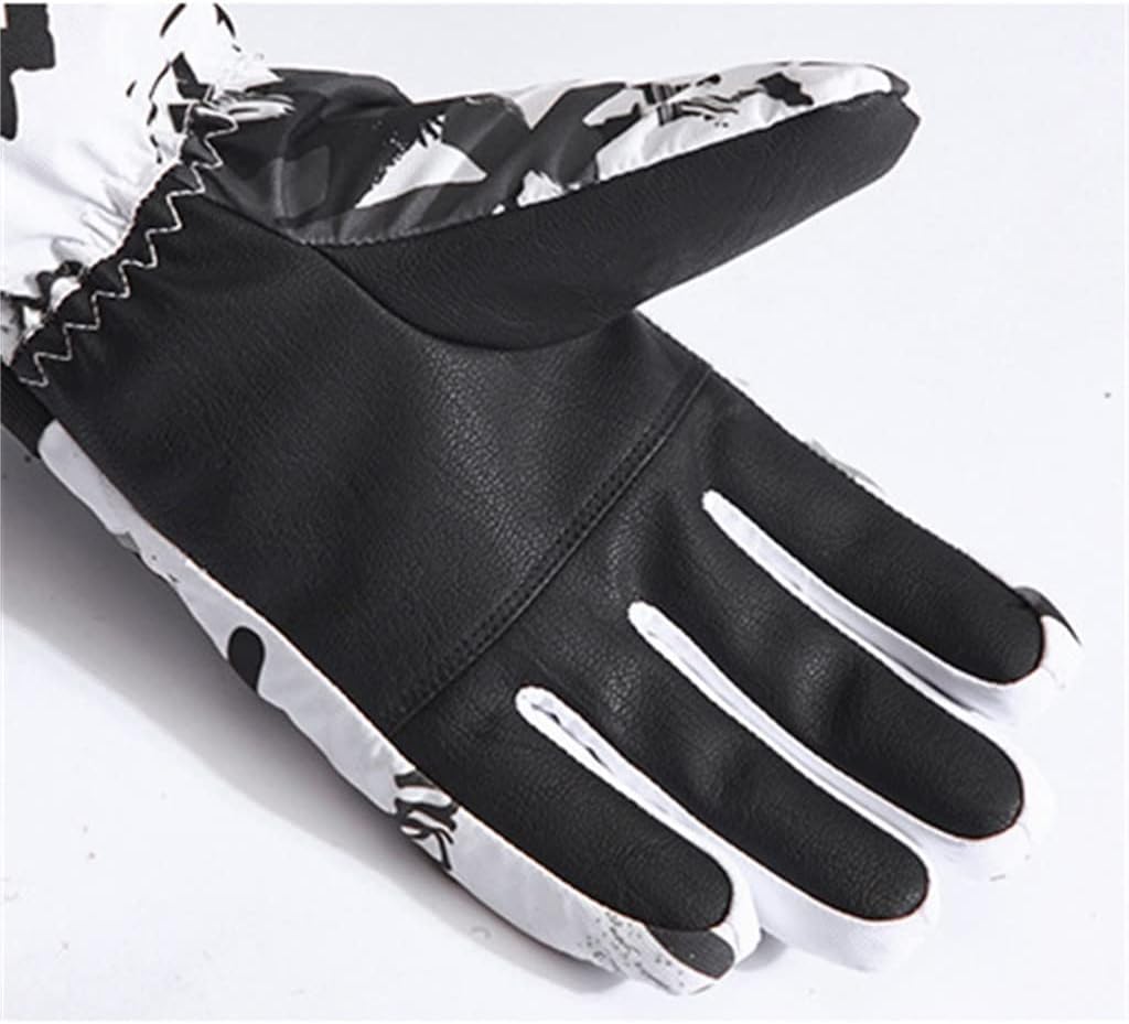 JSEIAJB Winter ski Gloves Men's Outdoor Sports Skiing Snowboarding Gloves Men's Thick Warm Touch Screen Riding Gloves