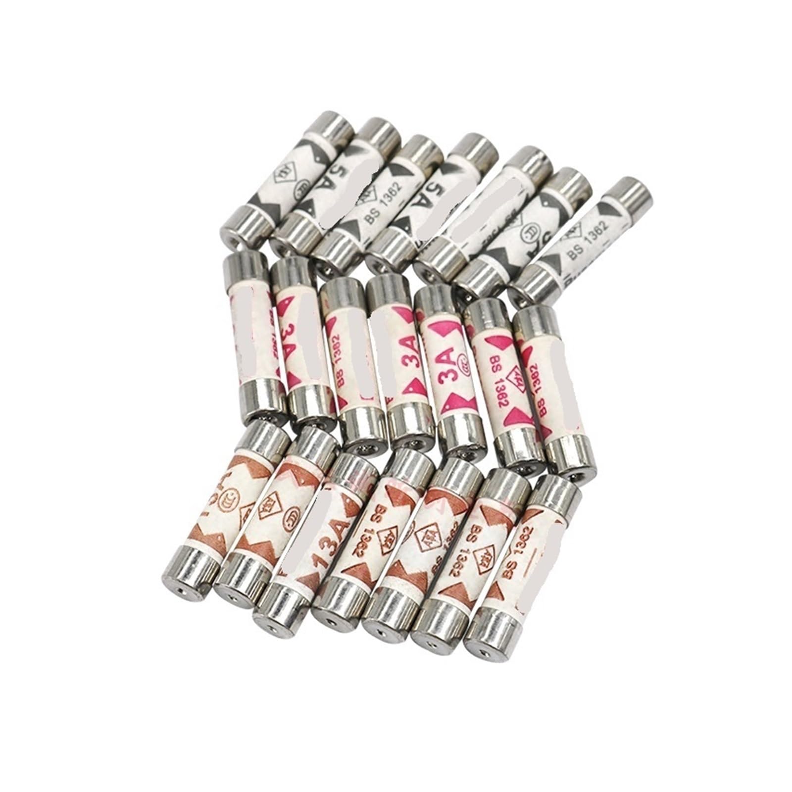 Portafusible BS1362 de 3A y 6x25 mm para placas de circuito impreso