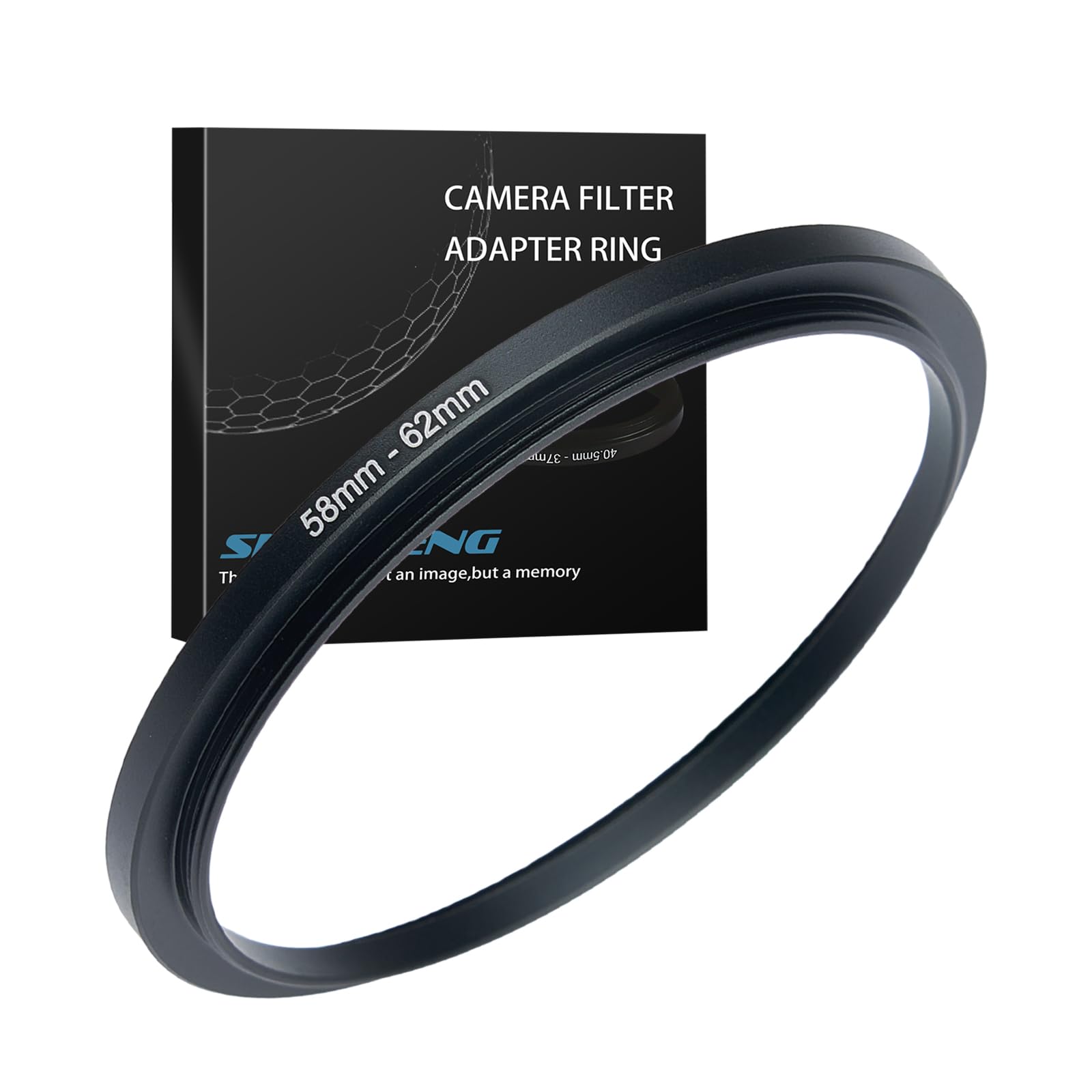 58mm to 62mm Step up Ring Filter Adapter Metal Ring Step up Rings Adapter Filter Compatible with All 62mm UV,CPL,ND,Lens Hood,Threaded Lens ect (58mm to 62mm)