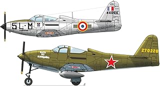 Dora Wings DW14401 Bell P-63A/C Kingcobra 1/144 Scale Aircraft Plastic Model Kit