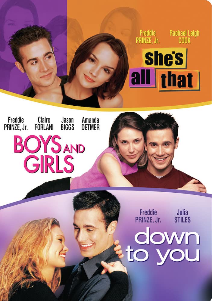 Freddie Prinze Jr. Triple Feature DVD ideal para tardes de cine en casa y maratón de películas norteamericanas