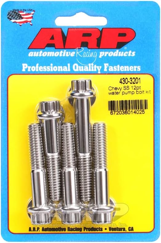 ARP 430-3201 Water Pump Bolt Kit