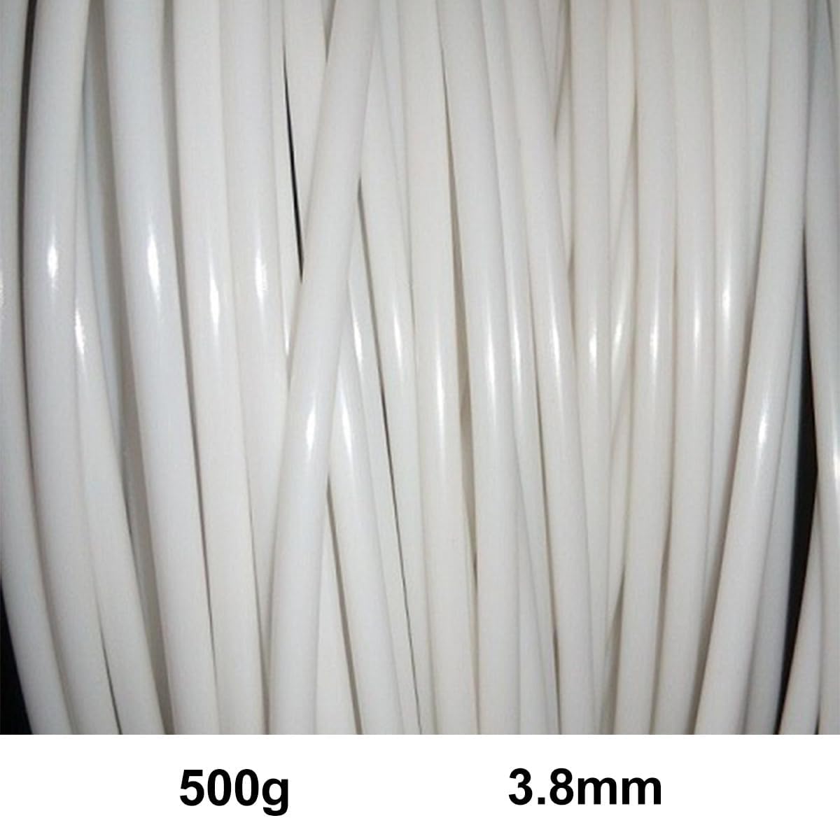 500g Rattan Weaving Material, 3.8mm PE Plastic Repair Wicker for Patio Chair Sofa Basket Bag Knit Furniture Making DIY Crafts, 1