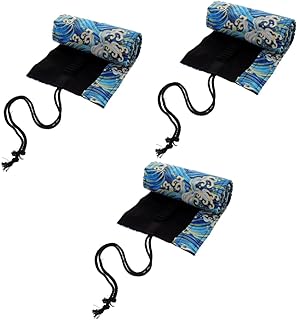 3 Peças Rolo De Lápis De Cor Estojo De Lápis Colorido Estojo De Lápis De Cor Enrolador De Lápis Bolsa De Transporte Portátil Bolsa De Lápis De Cor Organizador De Lápis Bolsa