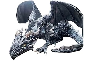 Big Squatting Dragon Sculpture for Courtyard Garden Decoration