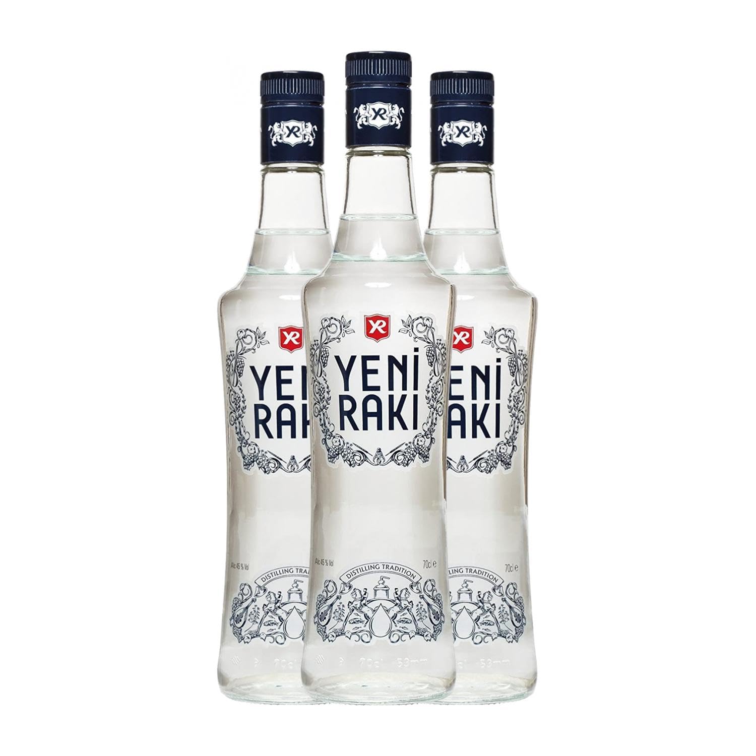 Anisado Yeni Raki Anís 70 cl (Caja de 3 Botellas de 70 cl)