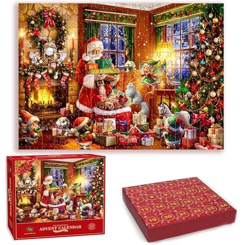 Calendrier de l'Avent Puzzle Xiujuers 2024 Cover