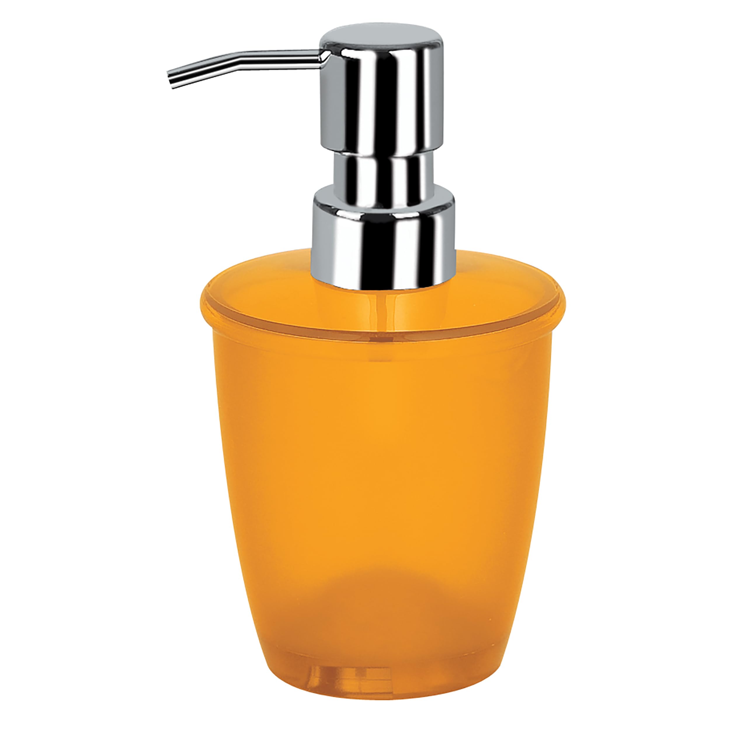 Spirella Toronto Polystyrol Soap Dispenser, Orange