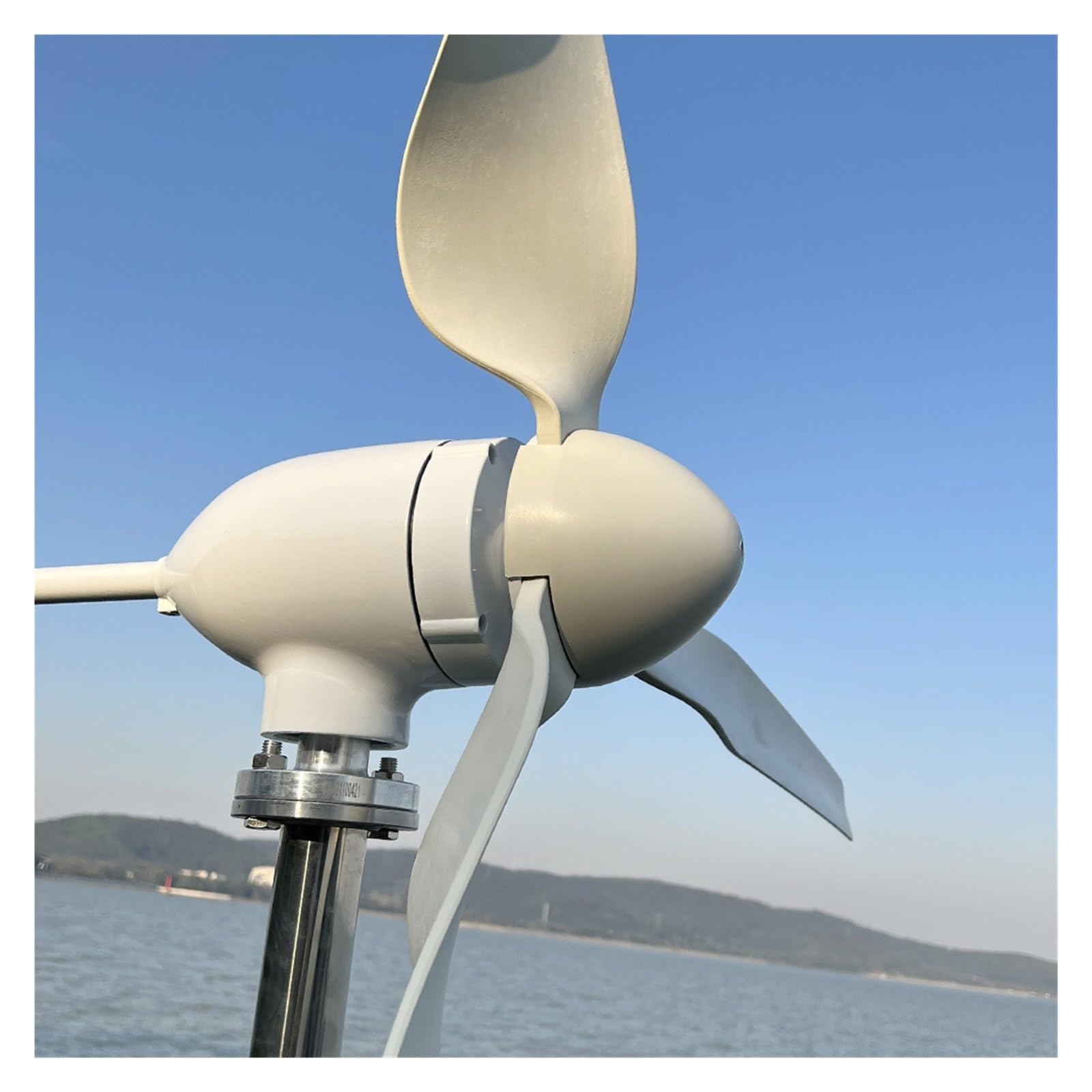 2000W Generator Z Turbiną Wiatrową 48V 24V Generator Użytku Domowego Oś Pozioma Kontroler MPPT Falownik(Wind Turbine Only,48V)