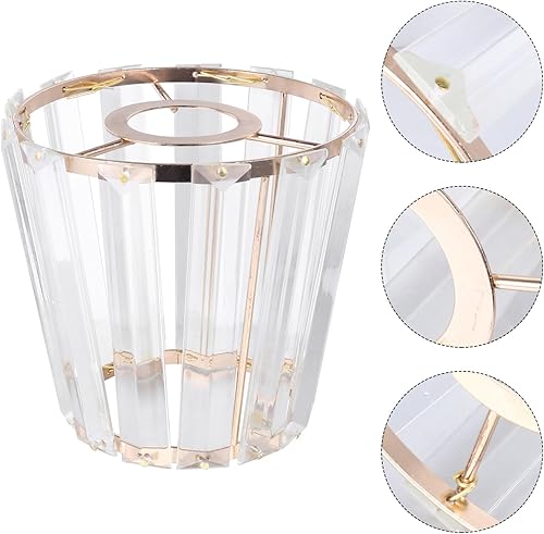 Miniatura 2 de Pantalla de cristal de decoración nórdica, pantalla de lámpara de cristal, pantalla de lámpara de pie, pantalla de lámpara de araña, decoración