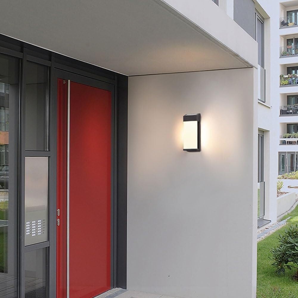 Zewnętrzna Lampa ścienna do Garażu Kinkiet Solarny Zewnętrzny Latarnia Ścienna Odporna Na Warunki Atmosferyczne Lampa Ścienna LED Vintage Lampa Ścienna Do Ogrodu Podwórka Patio Zewnętrzna Latarnia ści