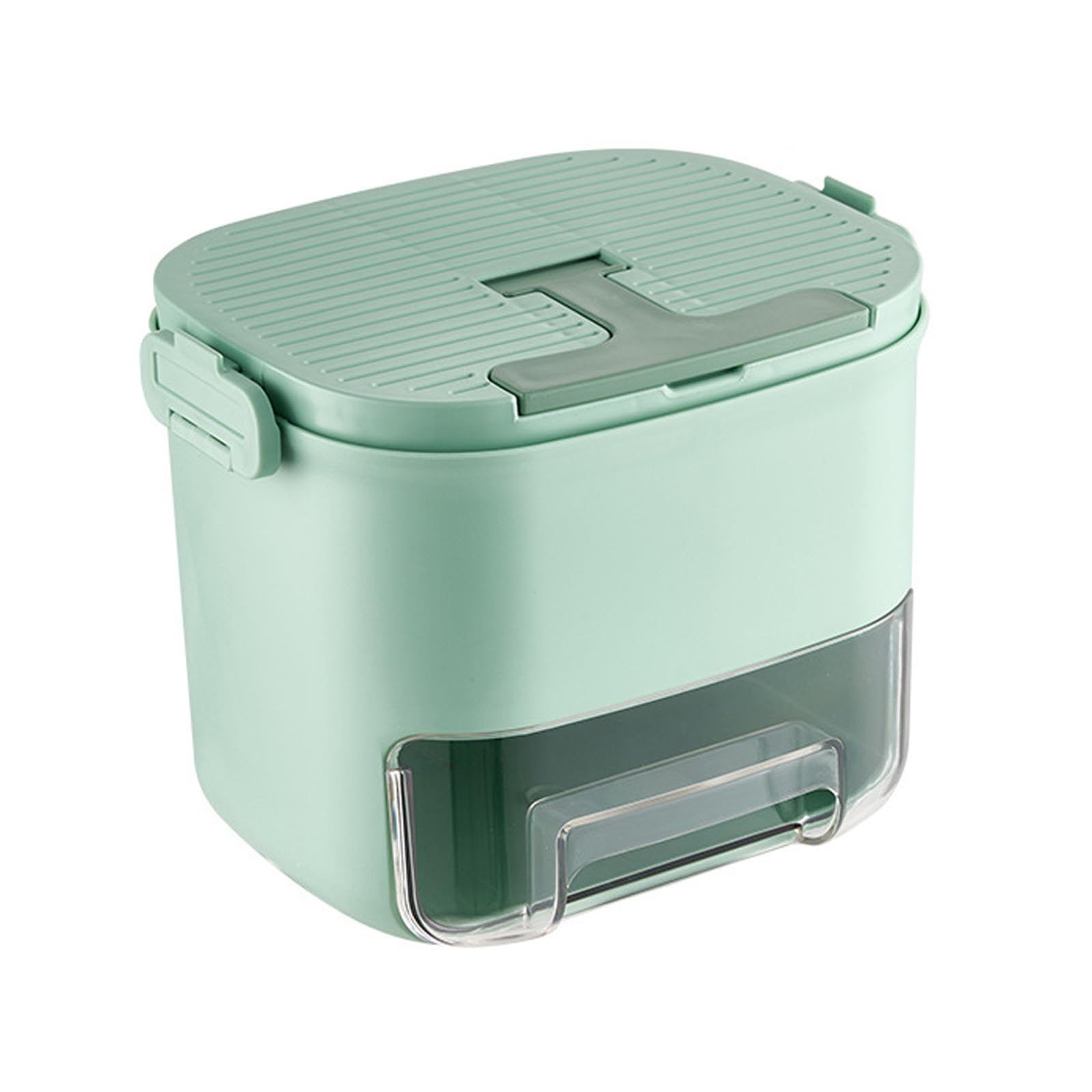 Kalttoy Green Tiered Ice Cubes Maker Molds Easy Press Release Large Capacity Freezing Container Ice Tray For Home Entertaining Cubes Molds