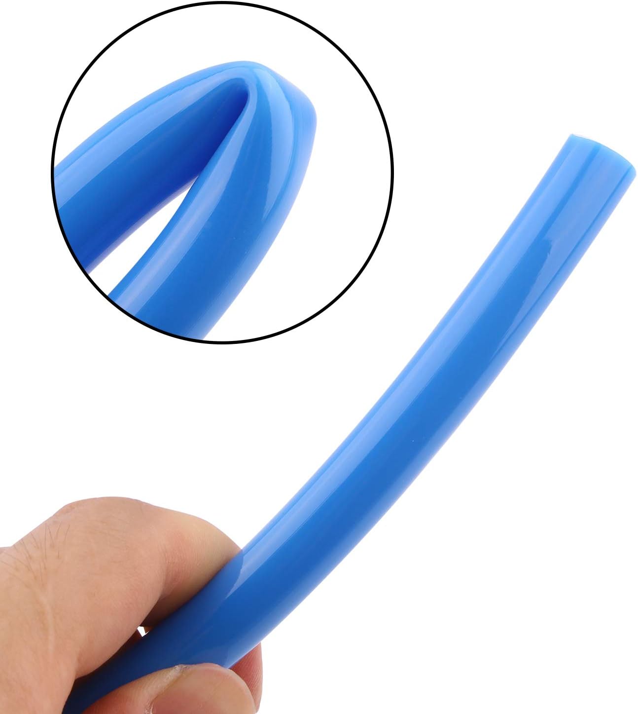 Pneumatic Hose 12mm OD 8mm ID Blue Polyurethane PU Tubing Air Compressor Pipe 100 Meter (328ft)