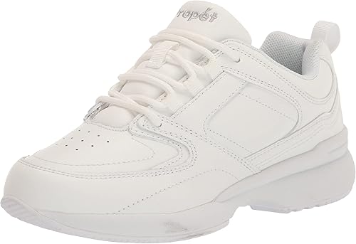 Propét Women's LifeWalker Sport Sneakers, White, 6 Wide US