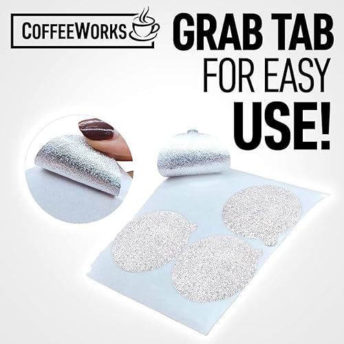 Miniatura 5 de Tapas de sellado de papel de aluminio reutilizables para cápsulas de línea original de Nespresso, calcomanías autoadhesivas de cápsulas de café