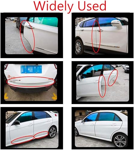 Miniatura 5 de ESUPPORT 32ft 10M U Shape Car Door Moulding Rubber Scratch Protector Strip Edge Guard Trim Seal Black