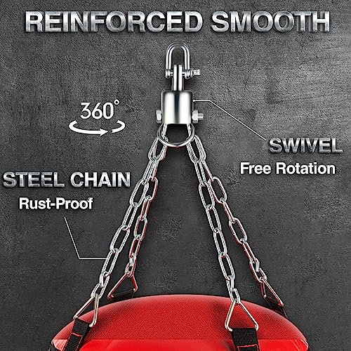 Prorobust Punching Bag For Adults, 4Ft Pu Heavy Boxing Bag Set With 12 Oz Gloves For Mma Kickboxing Boxing Karate Home Gym Training (Unfilled) #TOP4