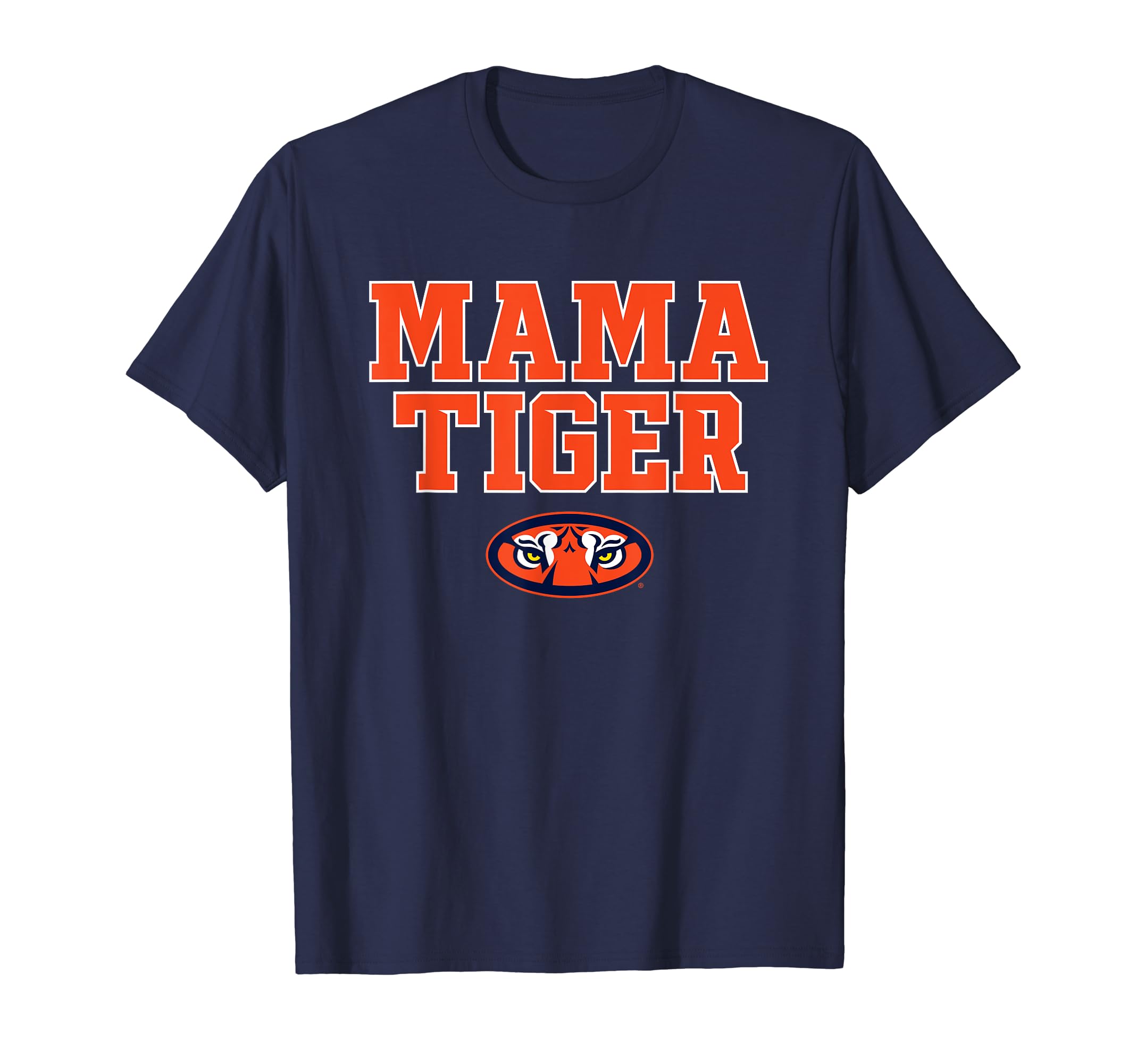 Elite AuthenticsAuburn Tigers Mom Mama Navy Officially Licensed T-Shirt