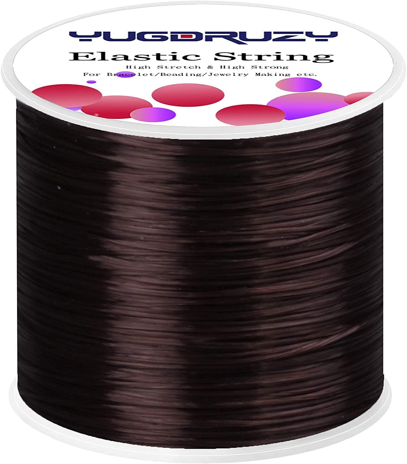 Elastic Bracelet String Cord 0.8mm Jewelry Cord Elastic Bracelet Rope for DIY Jewelry Making Bracelet Making (393ft)