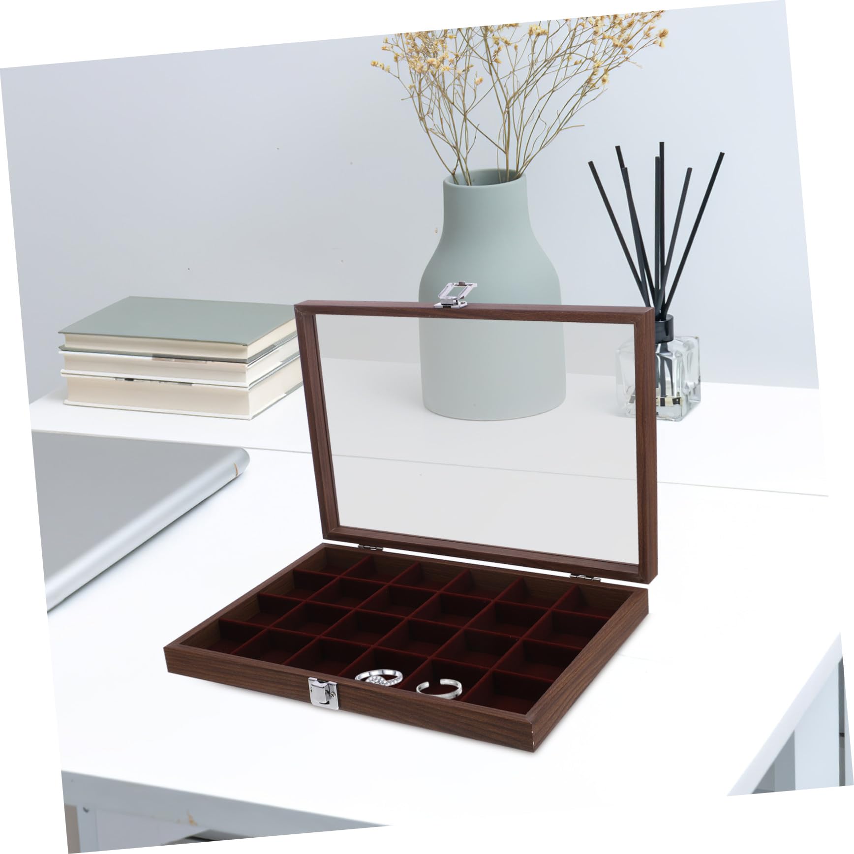 Teebeutelbox mit Fächern Organizer für Teebeutel Aufbewahrungsbox für Teebeutel Teebeutelhalter Teebeutel-aufbewahrung