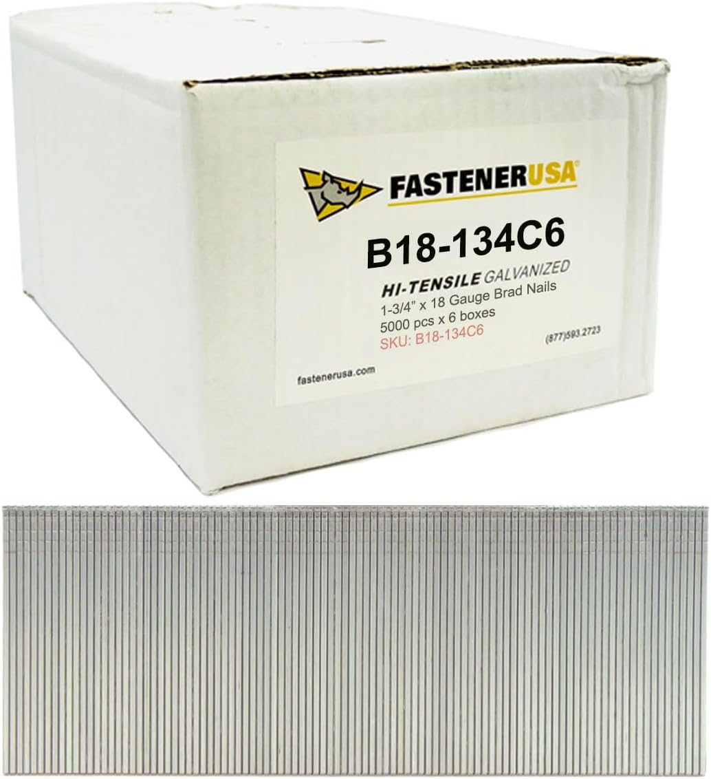 1-3/4" Brad Nails 18GA GALV 30,000ct