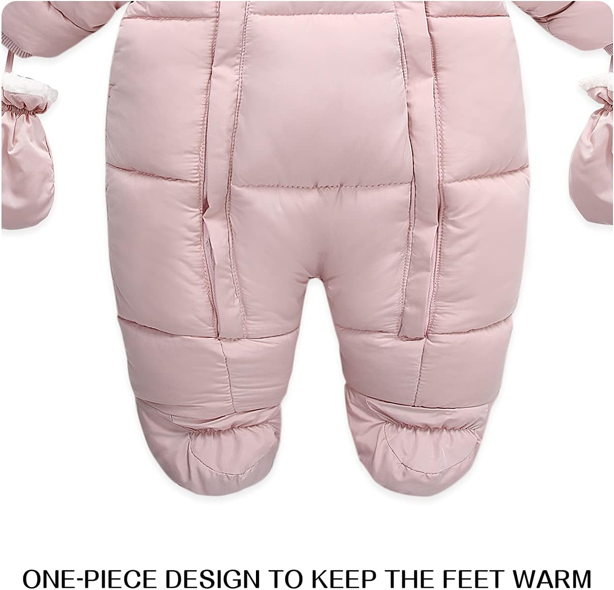 Baby Girl Winter Snowsuit Toddler Jacket Clothes For Boy Infant Jumpsuit Hoodied - Image 5