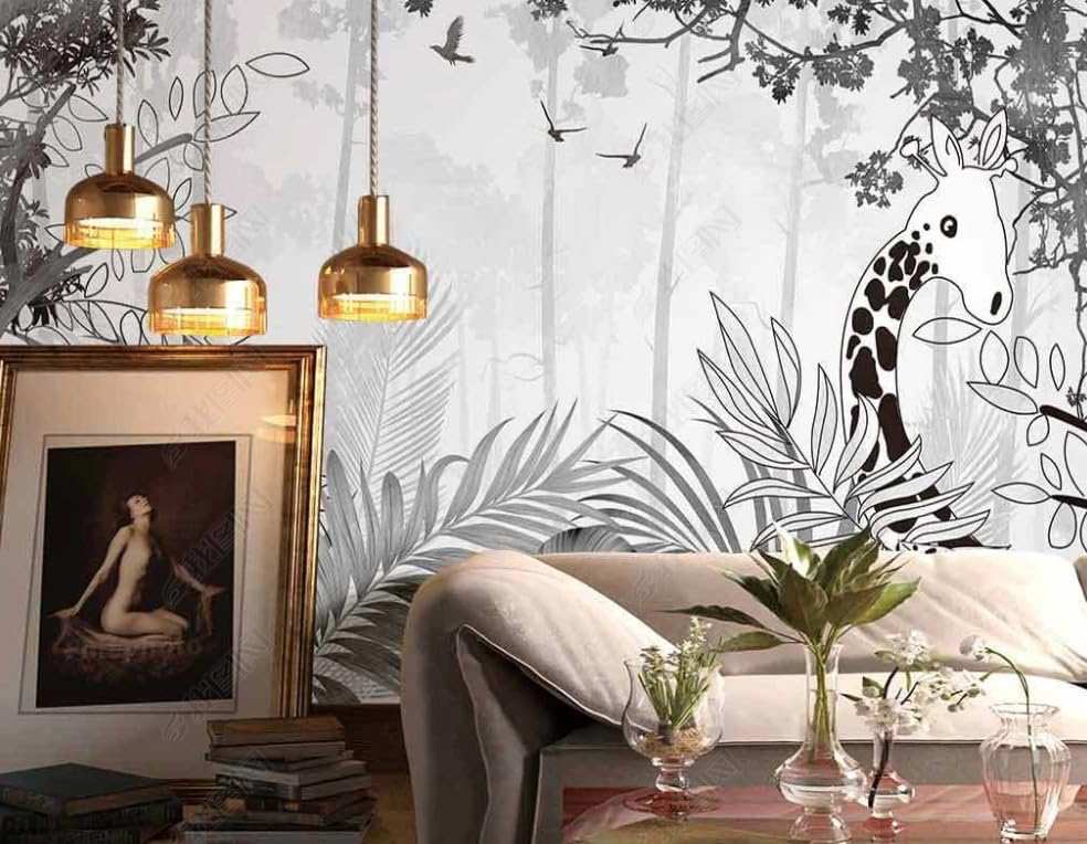 Papier peint intissé forêt tropicale format géant mural 300x210 cm