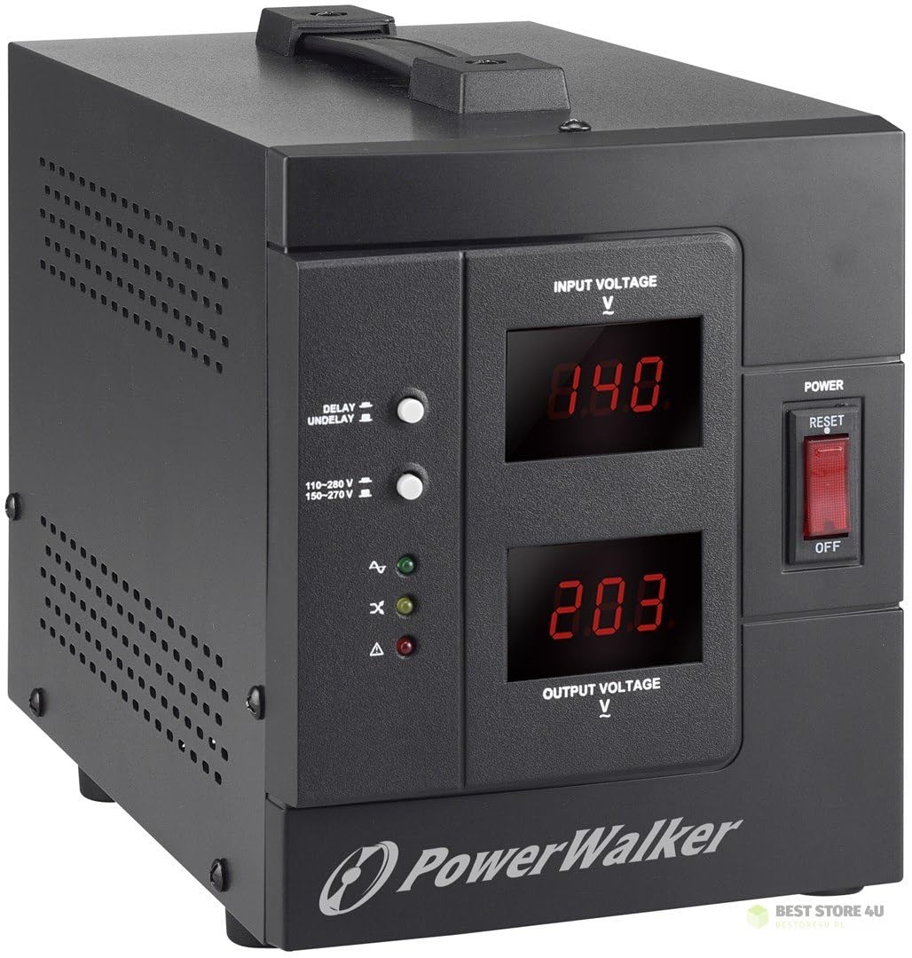PowerWalker AVR 2000 SIV FR 2000 VA/1600 W, 2 régulateurs de Tension Automatique CEE 7/5 (Type E)