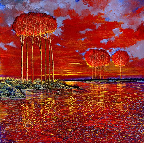 Ford Smith Fine Art - Emotional Confetti 48 x 48 Original Paintings