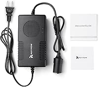 Vista 8 de RoyPow Convertidor de CA a CC, 120 W (máximo 150 W), 120 V/110 V a 12 V/10 A, adaptador de CA/CC, convertidor de 120 V/110 V a 12 V, fuente
